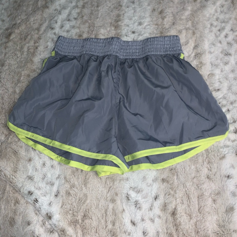 gray workout shorts
